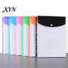 Document Bag 3Pcs 11 Hole A4 File Folder with Snap Button, Colorful Organizer, Dustproof Cover Horizontal & Vertical Transparent Label Slot,