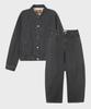 PROJECT3 Compact Twill Pants Jacket Setup Set[Gray]_Set0703