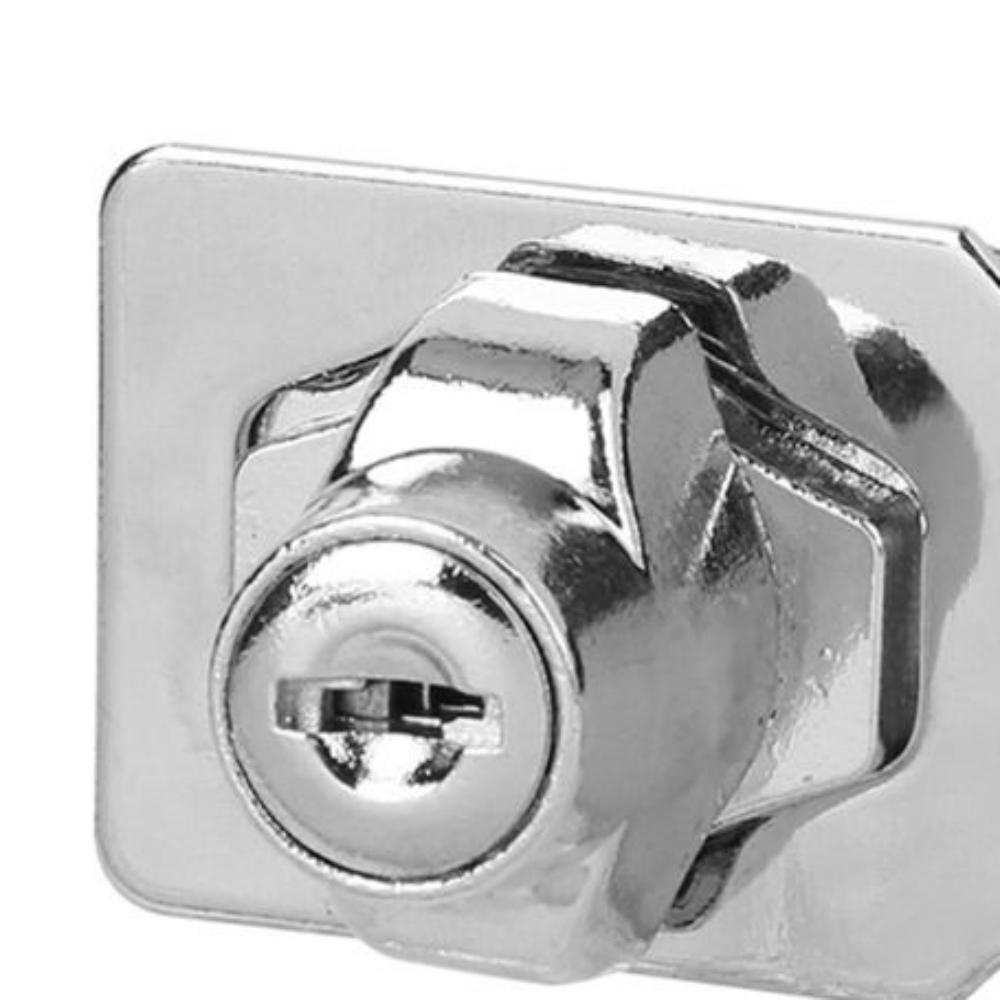 2pcs 3 Inch Keyed Hasp Lock Stainless Steel Door Hasp Lock Safety Locking Hasp Toolboxes