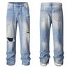 RogueWave Y2k Streetwear Vintage Pantalones Hombre Trees Camouflage Jeans Cargos for Men Patchwork Straight Baggy Casual Denim Trousers
