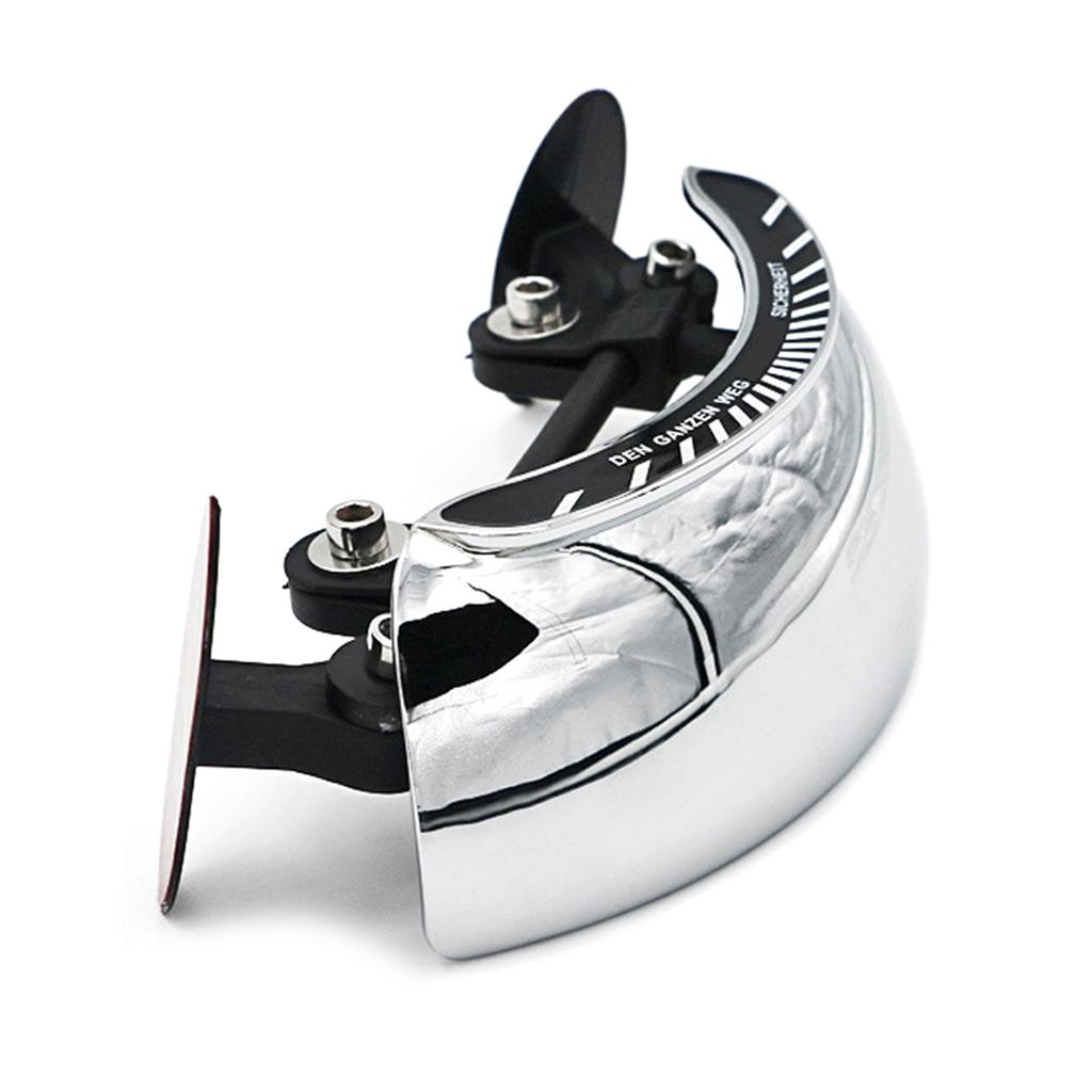 Motorrad Windschutzscheibe 180+ Grad Toter Winkel Spiegel Weitwinkel Rückspiegel Sicherheit Hilfs Rückspiegel