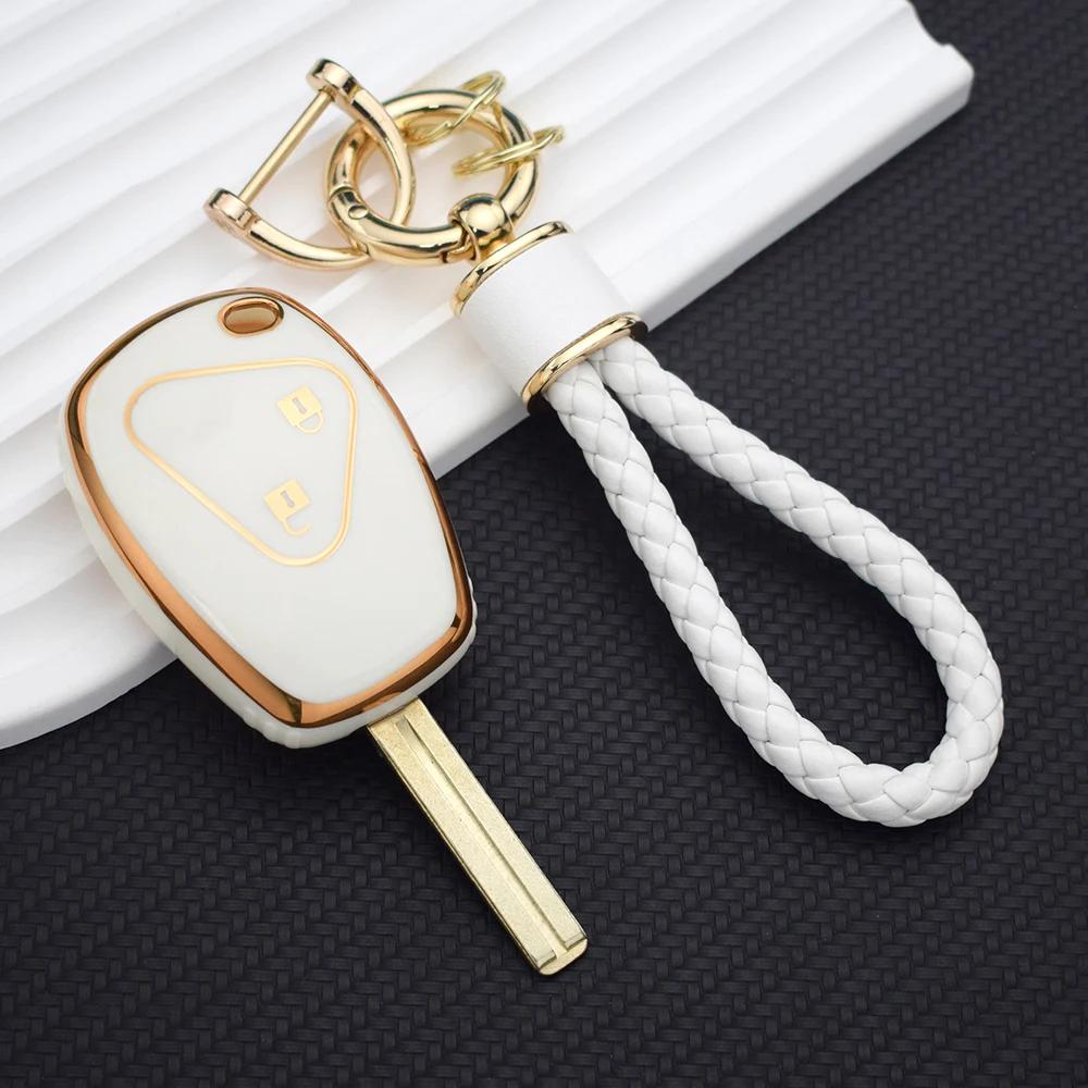 For Renault Dacia Master Kangoo Clio Modus Twingo For Nissan Kubistar Primastar For Opel Vivaro Tpu Car Key Case Cover Shell Fob