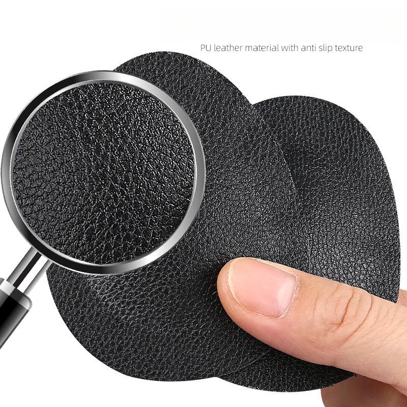 PU Leather Sole Pad Front Sole Metatarsal Soft Shock Absorbing Half Size Pad Adhesive Self-adhesive Anti-wear Sole Insole