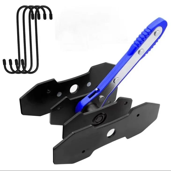 Auto Piston Spreader Tool for Brake Caliper Back Push with Space for Installing Brake Pads Car Repair Equipment with 4 Hooks