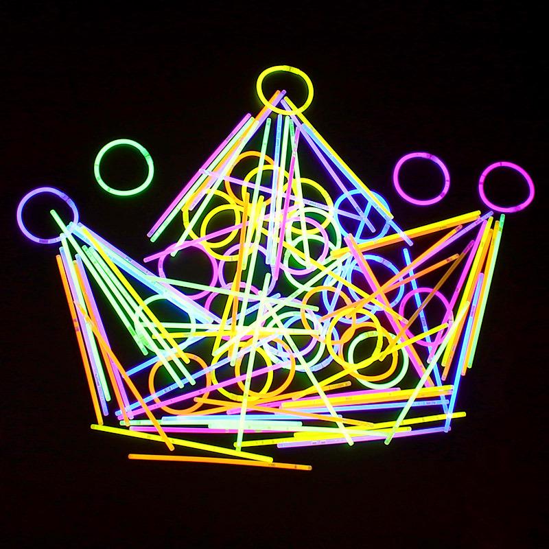 Glow Sticks Bucket: Multi-Color Children's Dance & Concert Light Sticks