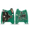 jingyuqin Remote Car Key For Citroen C1 C2 C3 C4 For Peugeot 106 206 306 307 107 For Toyota Aygo 2Buttons 433Mhz 4D70/ ID46 Chip