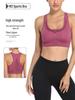 Shockproof Zip Sports Bra - Stylish, Supportive, Gathered Fit for Women with Larger Busts