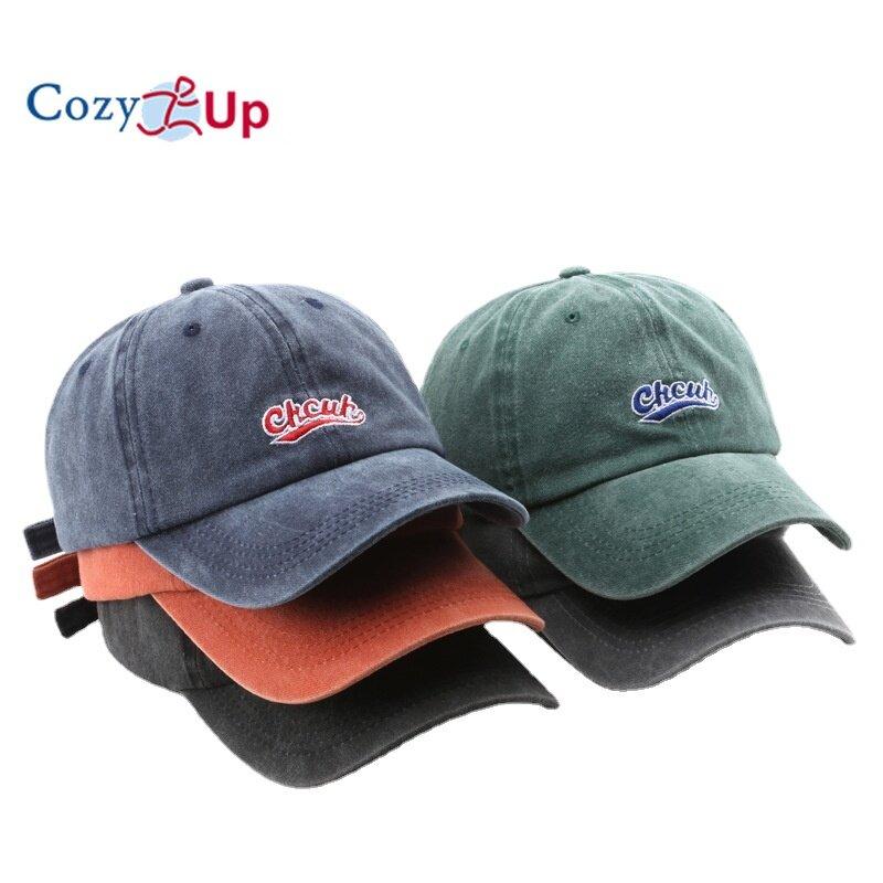 

Cozy Up Хлопок Бейсболка Унисекс Мода Вышитый Хип-Хоп Назад Пряжка Тень