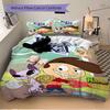 Custom Name Water Gun Balloon Battle Print 3Pcs Bedding Set Duvet Cover With 2 Bedro Pillowcase Home Birthday Gift