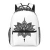 Mandala Lotus Flower Backpack Student Boys Girls BookBag Children School Bag Computer Shoulder Bags for Men Women