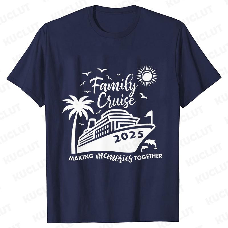 Family Cruise 2025 Tshirts Family Making Memories Together Tshirts Holiday Vacation Trip Shirt Cruise Squad T Shirts Tops