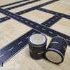 Cartoon DIY Road Rail Transit and Paper Tape Railway Highway Tape