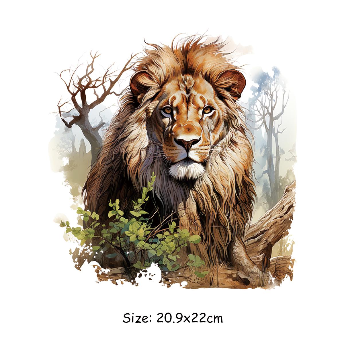 

Виды львов, нашивки для одежды, термопресс, толстовки с теплопередачей, Diy Parches, Ropa, джинсы, наклейка на одежду, термоклеевые нашивки