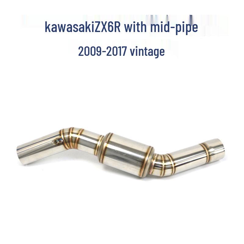 

ZX6R 09-17 51mm Back Pressure Bulge Muffler for Motorcycle Modification 0