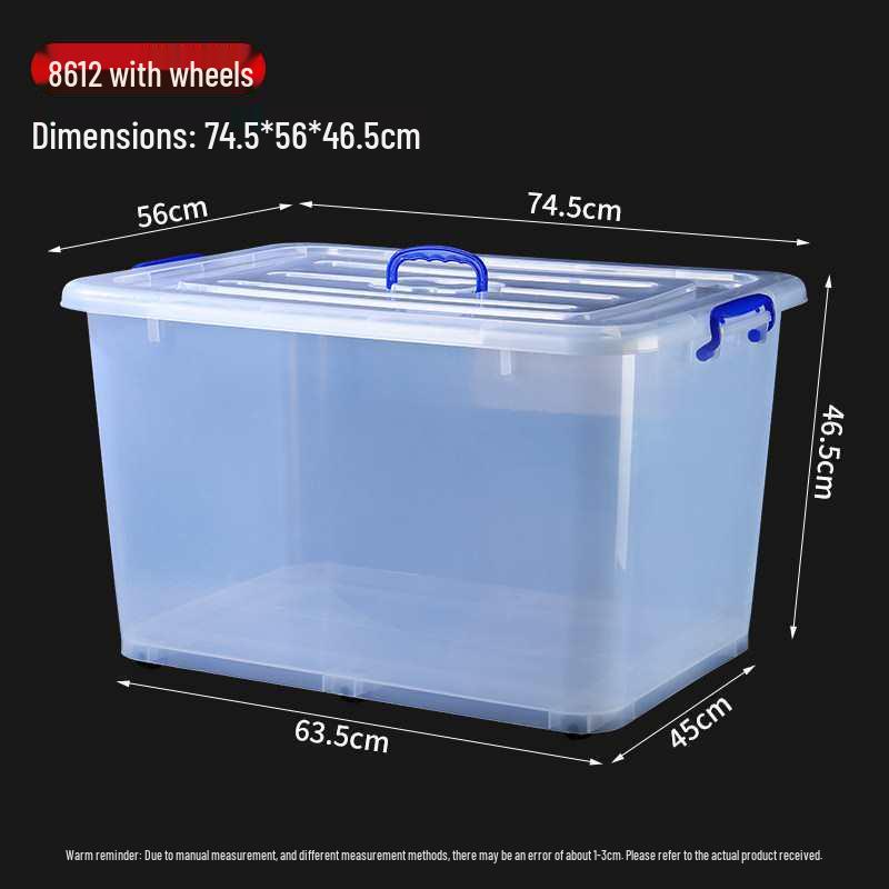 3D Printer Filament Storage Box - Thickened, Transparent, Large Capacity, Rectangular Household Container
