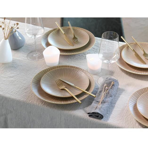 Набор комбинированной посуды CreaTable Vesuvio песочный, 12 предметов (23920)