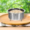 Stainless Steel Rice Steamer Strainer Metal Basket Cooker Cooking Utensils Travel