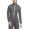 adidas FW24 FUSTL W P SWT2 Fashion Sports Casual Comfortable Sweatshirt Women Sweatshirt Dark-Gray Yellow JM6214