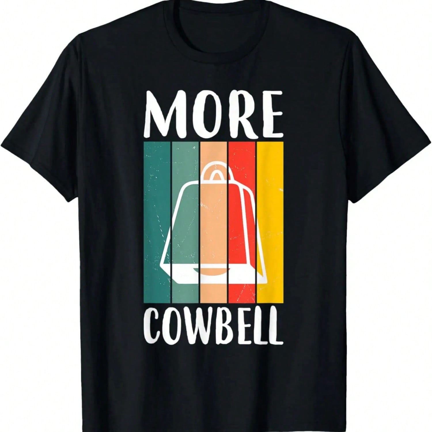 More Jesus Less Cowbell Funny  Saying T-Shirt S разноцветный