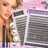 Single Cluster Diy240 Clusters Large Capacity Diy Grafting False Eyelashes Dense Simulation 8-16Mm Eyelashes