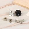 4Pcs Universal Motorcycle Rear Luggage Case Helmet Trunk Suitcase Bracket Base Plate Bushing Pad Buckle Spacers Screws Nuts