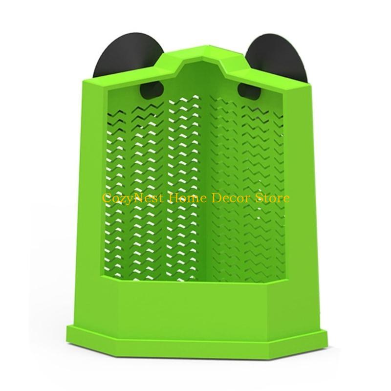 

92MF Reptiles Corner Feeding Box With Easy Suction Cup Installation For Lizards Geckos Habitats Terrariums Corner Feeder Dish