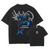 Japanese Anime Demon Slayer Pattern Washed Tshirt for Unisex and Women with Printed Pattern Unisexs Anime Fan Tshirt