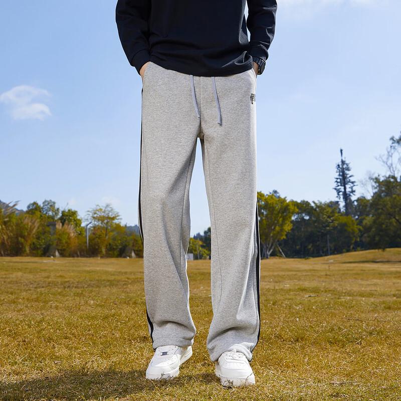 paul frank Men's Autumn Trendy Side Stripe Straight Leg Casual Sport Pants