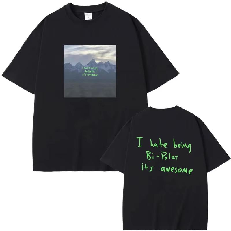 2026 Summer Rapper Kanye West Vultures New Music Album Graphic T Shirts Hip Hop Fashion Tshirt Suitable For Both Men And Women