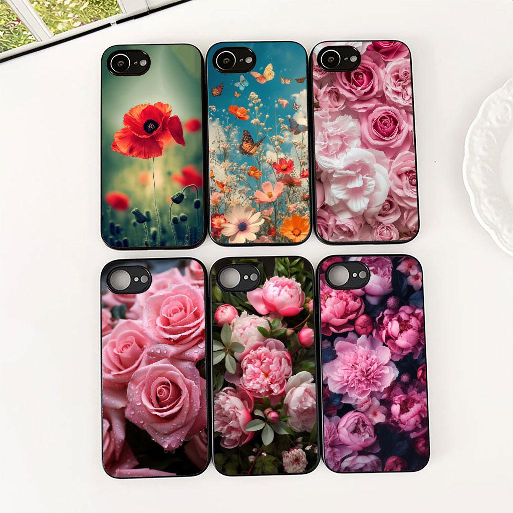 Poppy Flower Bloom Fashion Phone Cover for Motorola Moto G55 G45 G75 G85 G13 Edge 50 30 Fusion 40 NEO Ultra Pro Soft Case