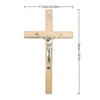 Wall Crucifix Cross Gift Wood Cross Wall Decor for Entrance Christmas Easter Jesus Sculpture Figurine Christian Collection