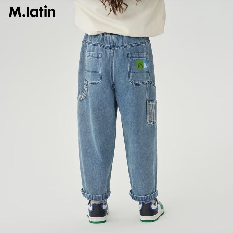 M.Latin Kids  Retro Workwear Denim Jeans 110cm