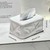 Creative handkerchief box, tissue box, pull-out tissue dispenser, napkin holder, light luxury style, home and room decoration