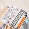 1 Set Nail Stamp Pens with Interchangeable Heads, Nail Art Stamper Tools with 36/48 Patterns, DIY Manicure Design Stamping Pen for Women, Beginner