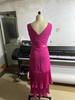 2025 Summer Women's Sweet Style Sleeveless Slim-Fit Solid Color Mid-Waist Long Dress