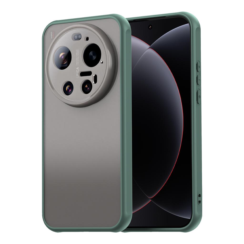 For Xiaomi 17 Ultra 5G Case Drop Proof Airbags Frosted Translucent PC + TPU Phone Back Cover