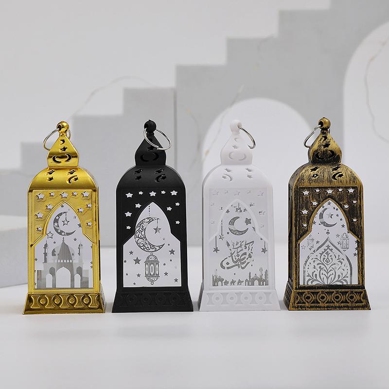 Ramadan Dekorationen Kerzenlampe 2026 Eid Mubarak HängeLaterne Muslimisches Geschenk Ornament Ramadan Mond und Sterne Nachtlicht