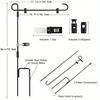 Outdoor Flagpole Stand with Windproof Spring Porch Flagpole Stand, Easy Ll Small Festival Events, Gatherings