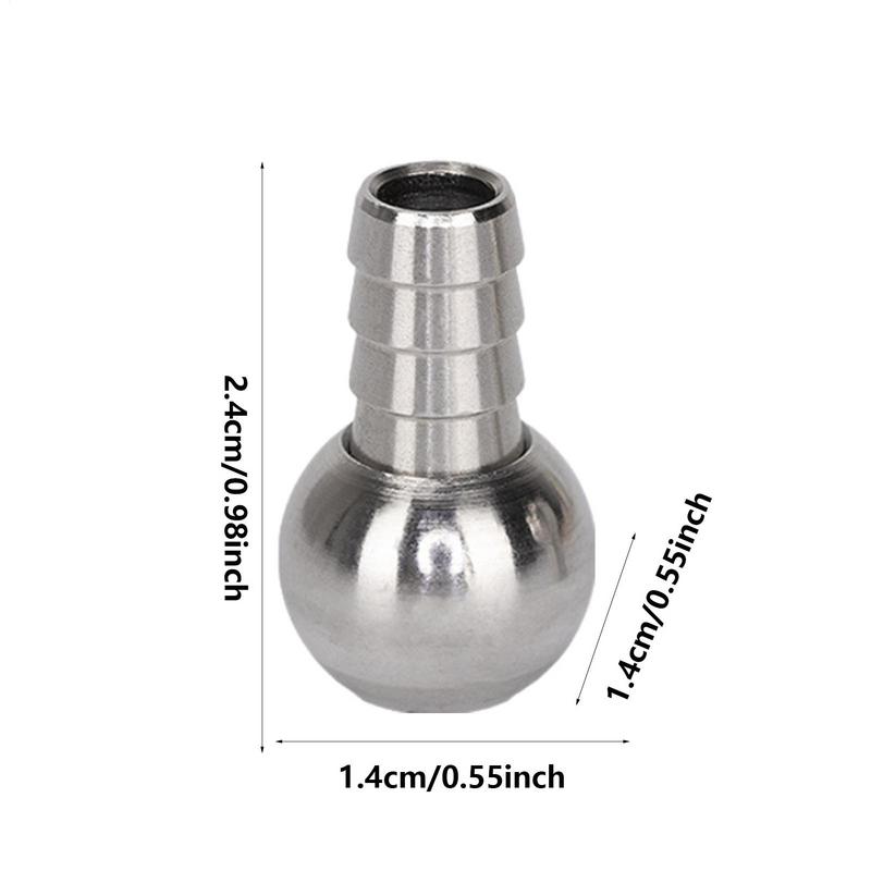 Stainless Steel Foam Cannon Filter Weighted Straw Filter Ball Hose Attachment For Pressure Washer Reusable Car Foam Accessories