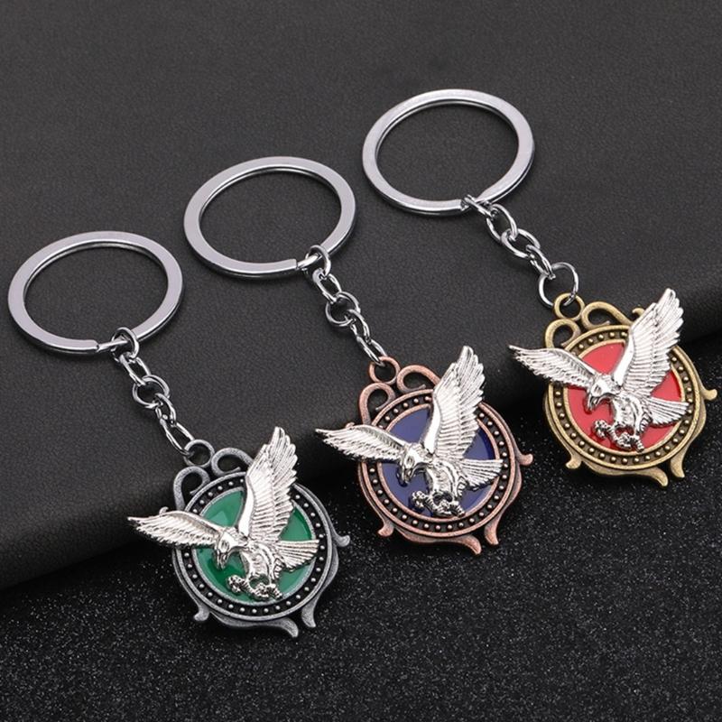 Zinc Alloy Animal Key Holder Masonic Symbol Carabiner Keychain Decorative Key Organiser For Backpacks Wallets