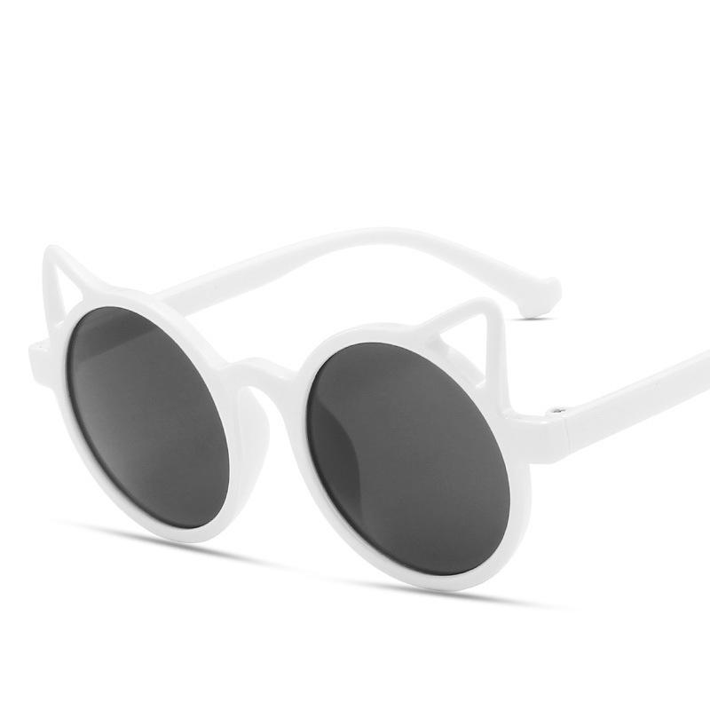 Kleinkind Katze Geformte Sonnenbrille Mädchen Kleiner Teufel Katzenohren Brille Sonnenbrille Outdoor-Brille für Strandparty Sommeraktivitäten