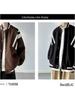 Men's Retro Color-Block Baseball Jacket - Spring/Fall High-Street Style, Cool Hipster Flight Jacket for Couples