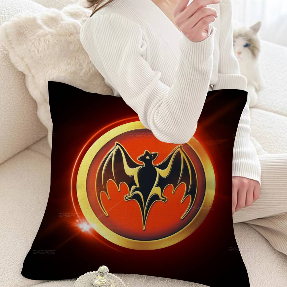 B-Bacardi Rum Vampire Bat Lucky Dragon pillow cover sofa cushion cover home room decoration children gift