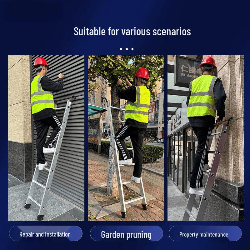 Jun Ding Ying 1.5m Aluminum Straight Ladder