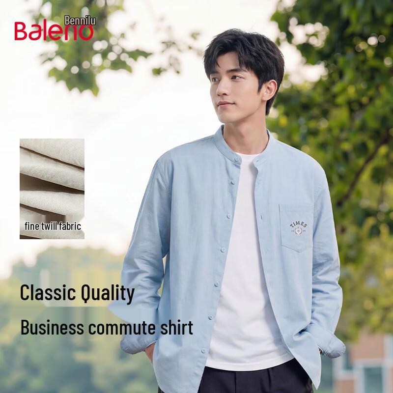 Baleno Men s Henley Collar Long Sleeve Shirt 3XL
