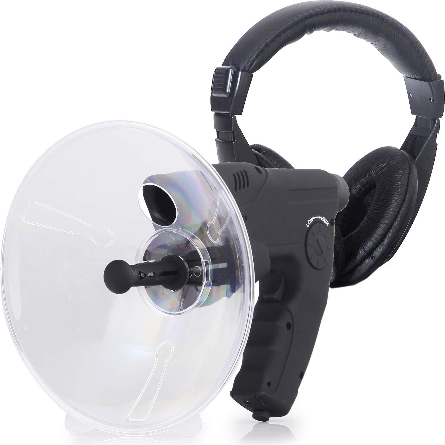 

EnergyPower Parabolic Sound Collection Microphone for Professional 8x Optical Ultra High Performance Sound Collector to Hear Sounds 100 Meters
