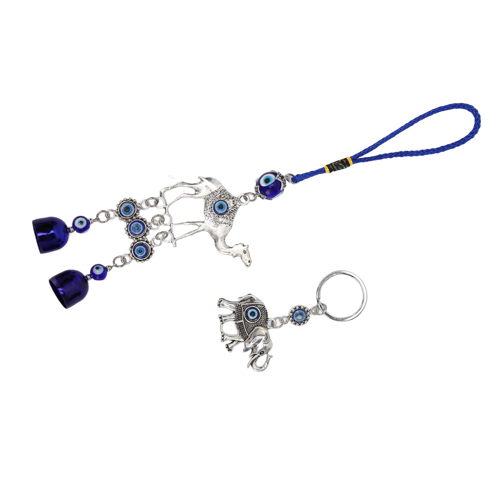 

Голубой глаз верблюд подвесной орнамент счастливый элегантный голубой глаз слон брелок украшение для автомобиля сумочка