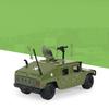 1/64 Hummer H1 Katonai Hadsereges Jármű Miniatűr Modell Cinkötvözet Játékautó Szabadon Futó Kerekek Fém Fröccsöntött Gyűjtemény Ajándék Gyerekeknek
