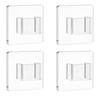 Acrylic Sunglass Organizers Wall Mount Handy Sunglass Wall Mounted Rack Clear Eyewear Organizers for Men Women & Girls