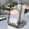 Japan and Korea Cute Graffiti for iPhone17 Space Phone Case Apple 16promax Transparent 15/14 Fine Hole